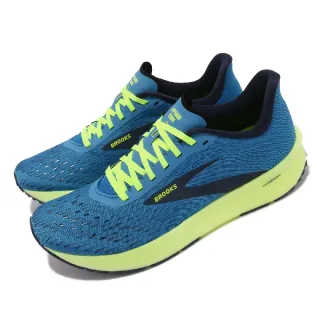 【BROOKS】慢跑鞋 Hyperion Tempo 男鞋 太陽神節奏 推進加速 平穩型 彈性 藍 黃(1103391D491)