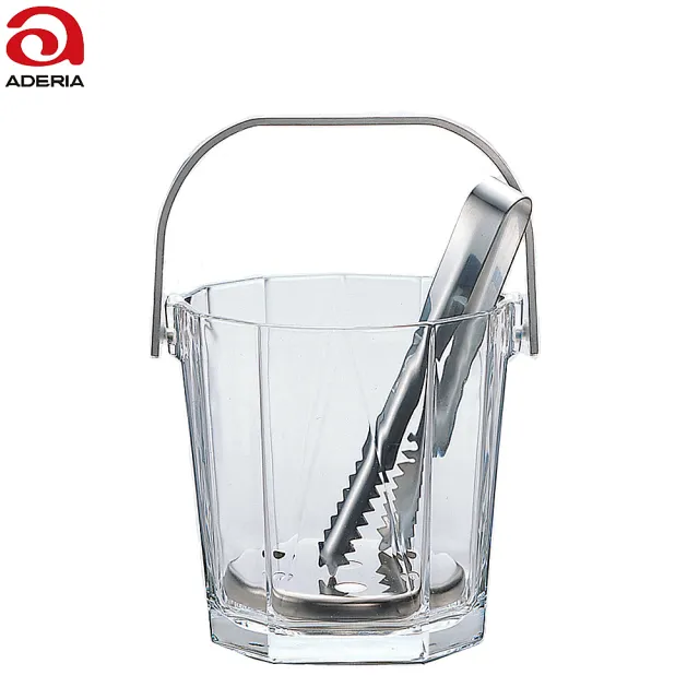 【ADERIA】日本製八角冰桶 贈夾子 900ml(冰桶)