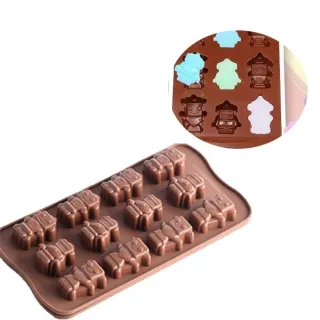 機器人製冰盒/巧克力模具-顏色隨機(2入)