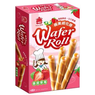 【義美】香甜草莓威化捲(187公克)