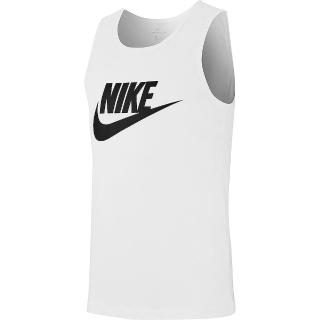 【NIKE 耐吉】背心 男款 運動背心 慢跑 AS M NSW TANK ICON FUTURA 白 AR4992-101(3S3933)