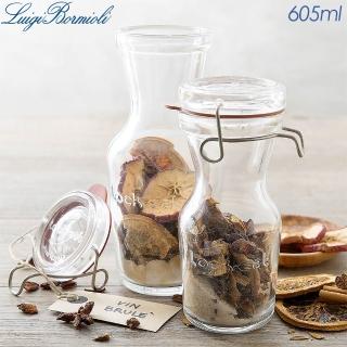 【Luigi Bormioli】可拆式真空密封玻璃瓶 605ml Lock-Eat系列(玻璃瓶 密封罐)