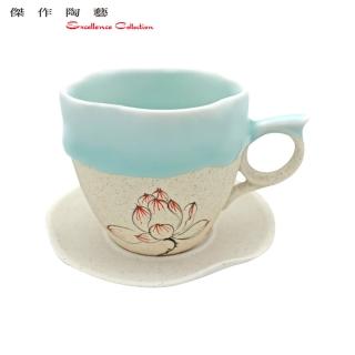 【傑作陶藝】冰淇淋咖啡杯-荷花荷口(AA20)