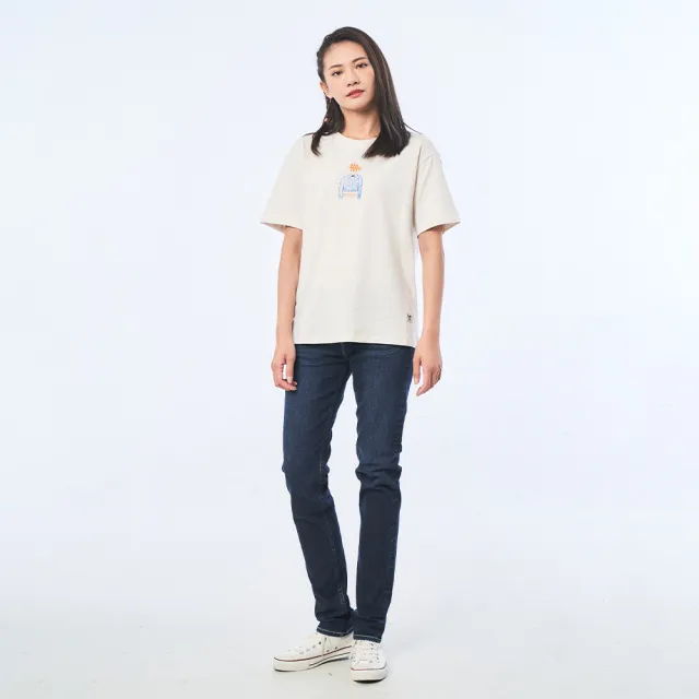 【Lee】出清品-女裝 牛仔褲 / 409 中腰合身小直筒 深藍洗水(LL210284153)