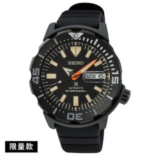 【SEIKO 精工】The Black Series黑潮系列星期顯示機械錶42.4mm(4R36-10L0C/SRPH13K1)