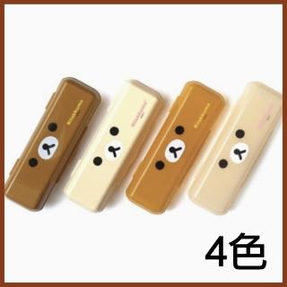 【Rilakkuma 拉拉熊】限量銷售 拉拉熊 餐具盒 收納盒(收納餐具 野餐 筆盒 萬用盒)