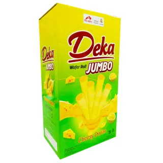【Deka】Deka起司榴槤雪茄威化捲三入組(奶素280g*3)