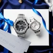 【CASIO 卡西歐】G-STEEL系列 藍芽連線 X 太陽能電力 多功能腕錶 母親節 禮物(GST-B100D-1A)