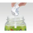 【小禮堂】恐龍 日本製 造型蓋直飲式水壺 附背帶 塑膠水瓶 隨身瓶 420ml 《綠》