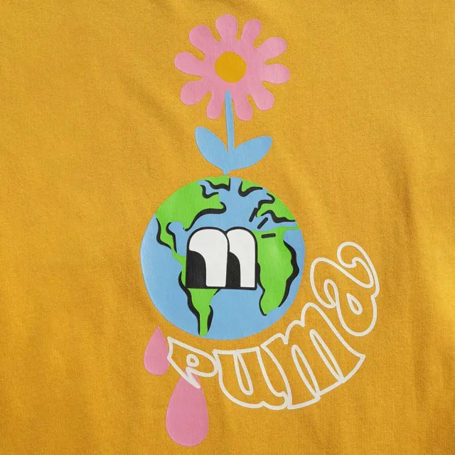 【PUMA】流行系列 Downtown 格紋短袖T恤 女款 短袖T恤(53167937)