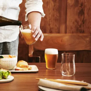 【ADERIA】日本薄口強化啤酒杯 3款 玻璃杯(啤酒杯 玻璃杯)