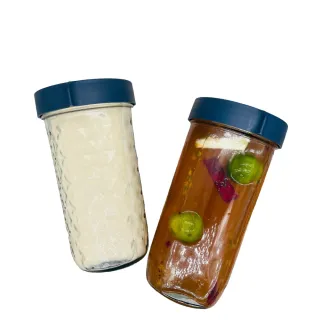 【WildJar】寬口飲料梅森罐/飲料杯/玻璃罐/600ml/700ml(6入附蓋)