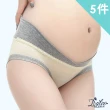 【Dylce 黛歐絲】5件組-現貨-V型低腰孕婦抑菌無痕內褲/女內褲(顏色隨機)