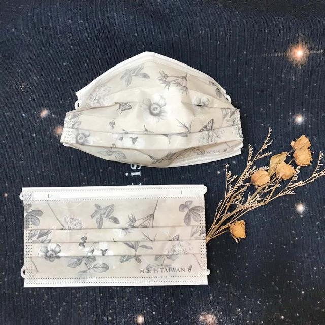 【Treasure Mask 無藏生醫】奶茶色_高雅 / 三層防護口罩5入裝×4入組(設計口罩/彩色口罩)
