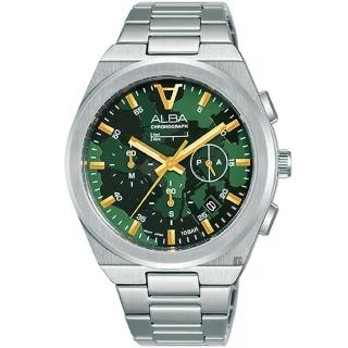 【ALBA】雅柏 東京印象三眼計時手錶-41mm 禮物 送禮 推薦(AT3H51X1/VD53-X380G)