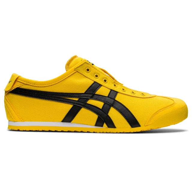 Onitsuka Tiger 鬼塚虎 官方旗艦店 MEXICO 66 SLIP-ON 休閒鞋 黃底黑邊(1183A746-750)