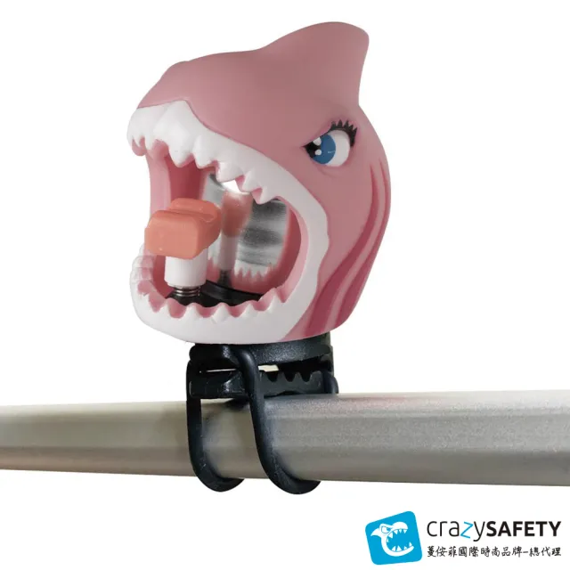 【crazysafety 瘋狂安全帽】丹麥品牌/3D鈴鐺/車鈴/滑步車護具/兒童護具(平衡車/滑步車/自行車/嬰兒推車)