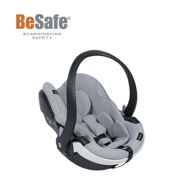 【BeSafe】0-12個月 ISOfix 新生兒提籃 X1系列 最新I-Size標準(3D冰稜灰)