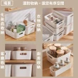 【I.Dear】日式清新風格白色帶防塵蓋可疊加手提雜物收納箱-白色-9.5L(超值兩入組)