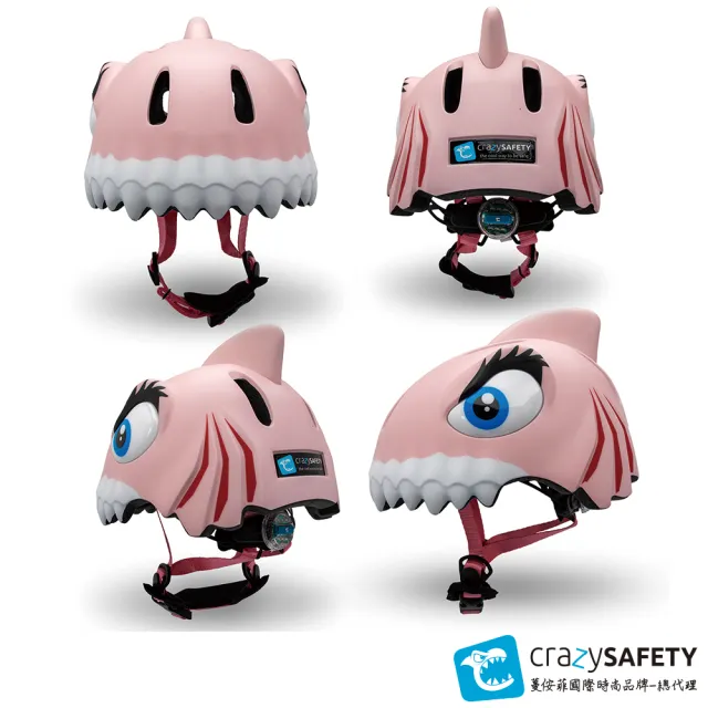 【crazysafety 瘋狂安全帽】丹麥品牌/3D安全帽S碼/學步帽/兒童護具(平衡車/滑步車/自行車/直排輪/滑板車)