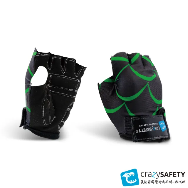 【crazysafety 瘋狂安全帽】丹麥品牌/止滑手套/滑步車護具(平衡車/滑步車/自行車/腳踏車/直排輪/滑板車)