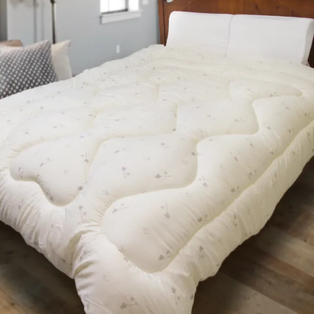 【BEARBED 熊棉】恆溫透氣保暖羊毛被(\原“LOHAS樂活家居”/台灣製造/雙人6X7尺/2.4KG/保暖/棉被)