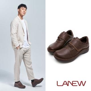 【LA NEW】新超霸 雙氣墊 抑菌手縫休閒鞋(男227010200)