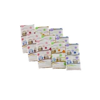 【臺灣興隆毛巾】貓頭鷹紗布童巾-6入混色(童巾)
