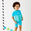 【Splash About 潑寶】兒童 泳衣 浮力 防曬 抗UV - 水藍 / 珊瑚綠條紋(兒童連身泳裝)