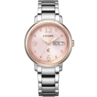 【CITIZEN 星辰】XC 廣告推薦款 亞洲限定 光動能女錶 手錶 送禮 推薦(EW2425-57W)