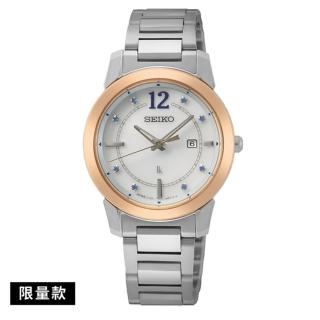 【SEIKO 精工】LUKIA環保太陽能藍寶石水晶31mm(V137-0DL0K/SUT414J1)