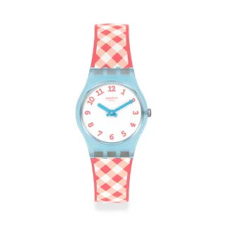 【SWATCH】Lady 原創系列PICNOEMIE格紋洋裝 手錶 瑞士錶 錶(25mm)