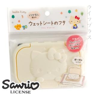 【HELLO KITTY】黏貼式濕紙巾保存蓋-3入組