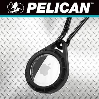 【PELICAN】派力肯 AirTag 專用軍規防摔吊飾(黑 - 附贈D環)