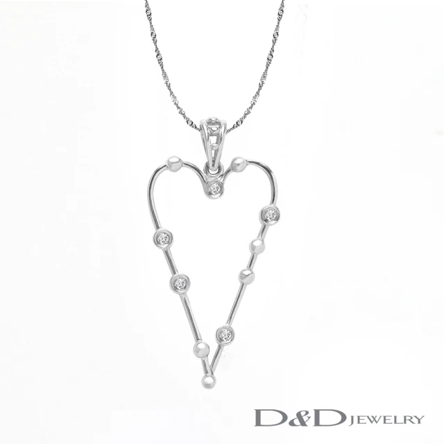 D&D JEWELRY 心晴鑽石項鍊(14K)