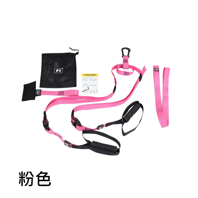 【WE FIT】TRX懸吊式訓練系統-競技版/懸掛帶 阻力繩 健身訓練帶 附收納網袋(SG099)