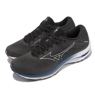 【MIZUNO 美津濃】慢跑鞋 Wave Rider 25 4E 運動 男鞋 美津濃 超寬楦 路跑 緩震 輕量 灰 藍(J1GC2104-93)