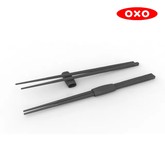 【美國OXO】好好握矽膠料理筷(長筷 耐高溫 油炸 火鍋)
