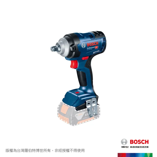 【BOSCH 博世】 18V 免碳刷衝擊板手 GDS 18V-400 (6.0Ah x 1)