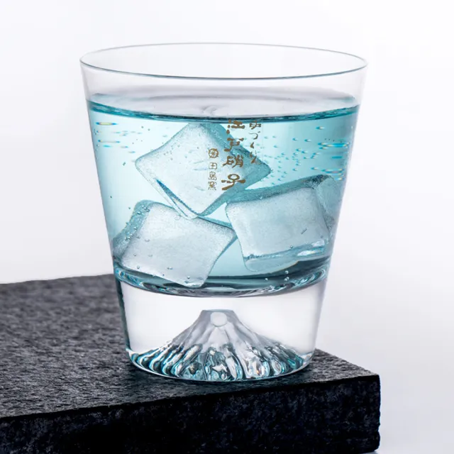 【田島硝子】日本職人手工 富士山杯 mini經典款 威士忌杯2入組 酒杯 玻璃杯(TG20-015-MR+TG20-015-MR)