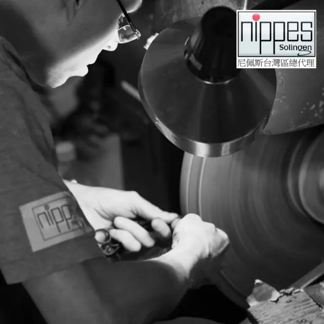 【Nippes Solingen 尼佩斯索林根】德國藍寶石不銹鋼兩用U型鋼砂指甲磨棒