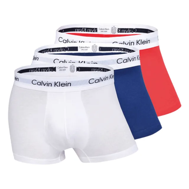 【Calvin Klein 凱文克萊】3件組 美國盒裝進口禮盒男內褲U2662G(ck內褲 男生內褲 內褲 中華隊 - 平輸品)