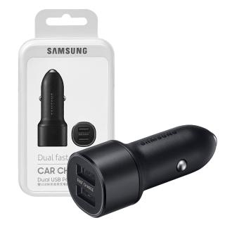 【Samsung 三星】原廠雙USB車載快速充電器 EP-L1100(臺灣公司貨)