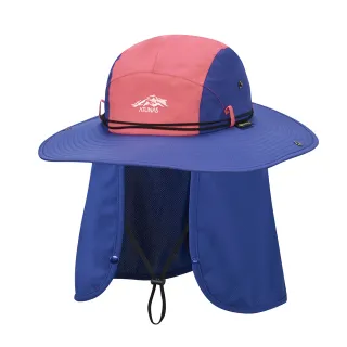 【ATUNAS 歐都納】GORE-TEX防水透氣大盤休閒帽(A1AHCC01N藍紫/桃紅/防曬抗UV/防風/遮陽帽/旅遊/戶外登山)