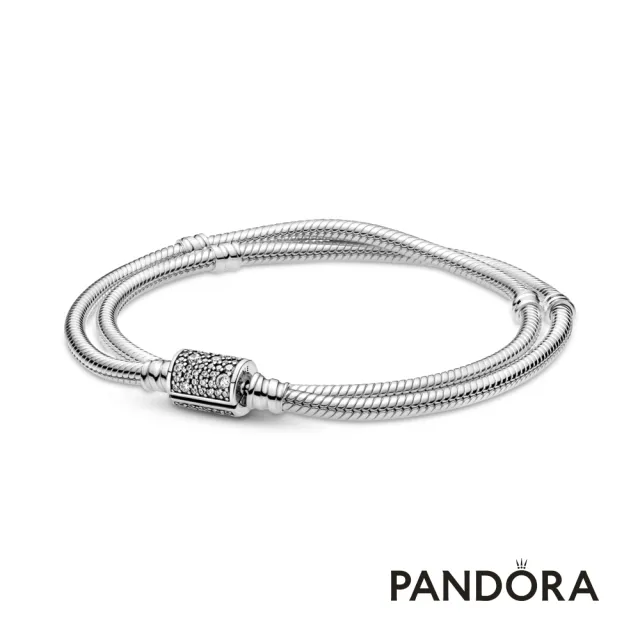 【Pandora官方直營】雙圈蛇形手鏈
