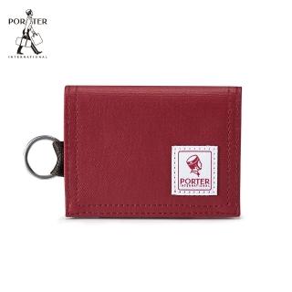 【PORTER INTERNATIONAL】小巧大方CATCH零錢包(紅)