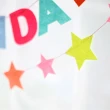 【橘魔法】繽紛彩色星星+生日快樂(HAPPY BIRTHDAY 拉條 帳篷 布置 兒童房 活動派對 兒童派對 裝飾)