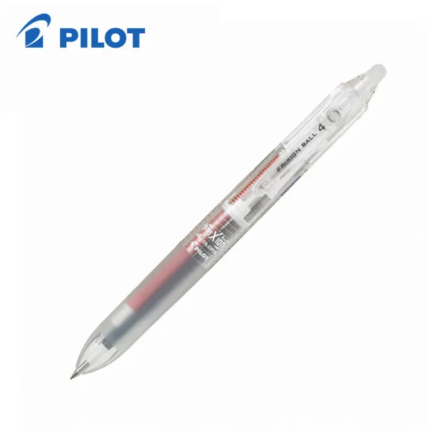 【PILOT 百樂】透明四色按鍵魔擦筆0.38mm