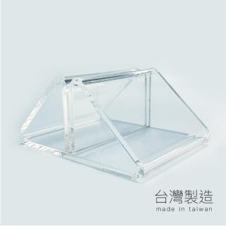 【空間特工】臺灣製 防疫隔板壓克力底座 1入(雙人隔板底座/辦公室隔板/防疫用品/美食街隔板/餐廳/書桌)