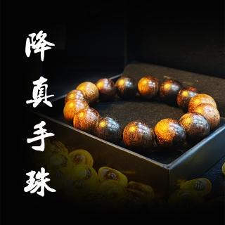 【TAICHI 太極石】天然原木頂級工藝降真手珠手串 12mm/16顆(修行、佛珠、靜坐、冥想、除障、避邪)